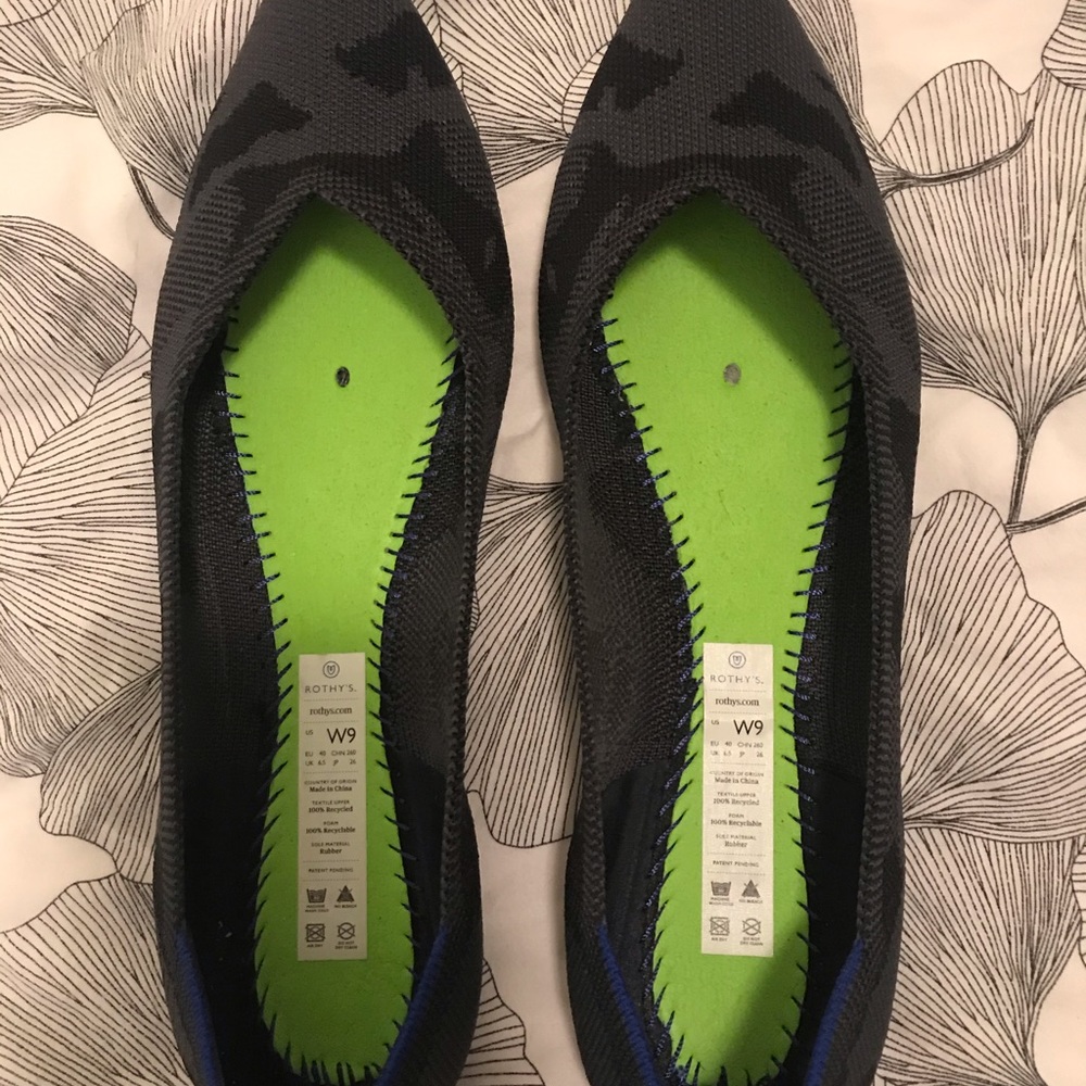Rothy's Black and grey Flats - Picture 3 of 6